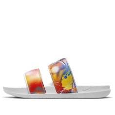 Шлепанцы Nike Offcourt Duo Slide &apos;Paint Splatter&apos;, Красный/Синий/Желтый