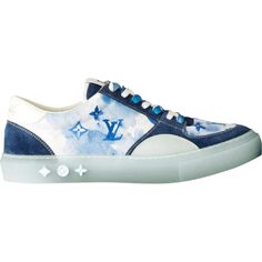 Кроссовки Louis Vuitton Ollie, белый/голубой/синий