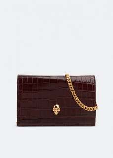 Сумка ALEXANDER MCQUEEN Small Skull bag , бордовый