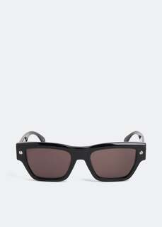 Солнечные очки ALEXANDER MCQUEEN Spike Studs sunglasses, черный