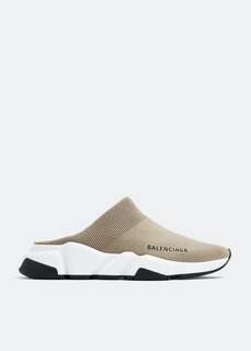 Кроссовки BALENCIAGA Speed mule sneakers, бежевый