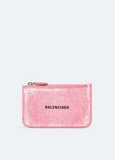 Картхолдер BALENCIAGA Long cash coin &amp; cardholder, розовый