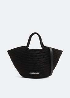 Сумка-тоут BALENCIAGA Ibiza small basket bag, черный