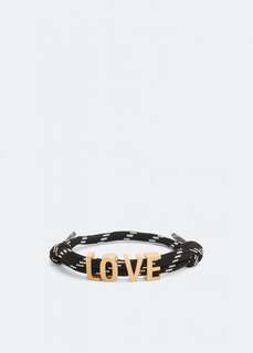 Браслет BALENCIAGA L.O.V.E. bracelet, черный