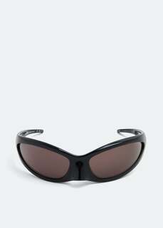Солнечные очки BALENCIAGA Skin Cat sunglasses, черный