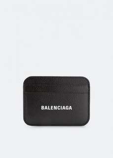 Картхолдер BALENCIAGA Logo cash card holder, черный