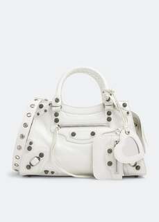 Сумка BALENCIAGA Neo Cagole City small bag, белый