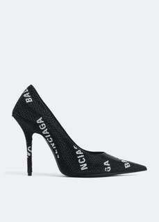 Туфли BALENCIAGA Square Knife BB pumps, черный