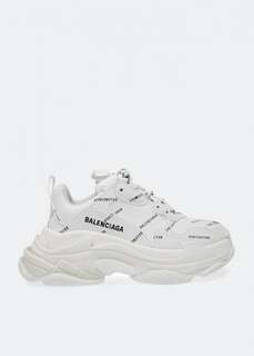 Кроссовки BALENCIAGA Triple S sneakers, белый