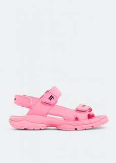 Сандалии BALENCIAGA Tourist sandals, розовый