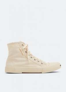 Кроссовки BALENCIAGA Paris high top sneakers, белый