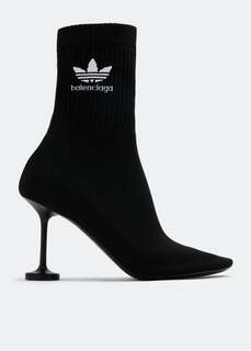 Ботильоны BALENCIAGA x adidas Sock booties, черный