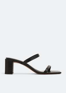 Сандалии BY FAR Tanya sandals, черный