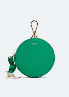 Кошелек CHLOÉ Alphabet coin purse, зеленый Chloe