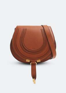 Сумка кросс-боди CHLOÉ Marcie small saddle bag, коричневый Chloe