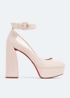 Туфли CHRISTIAN LOUBOUTIN Movidastrap pumps, розовый