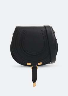 Сумка кросс-боди CHLOÉ Marcie small saddle bag, черный Chloe