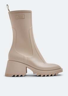 Ботинки CHLOÉ Betty rain boots, бежевый Chloe