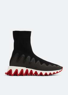Кроссовки CHRISTIAN LOUBOUTIN Sharky Sock sneakers, черный