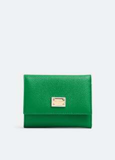 Кошелек DOLCE&amp;GABBANA Dauphine wallet, зеленый