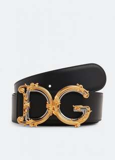 Ремень DOLCE&amp;GABBANA Baroque DG belt, черный