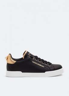 Кроссовки DOLCE&amp;GABBANA Portofino sneakers, черный