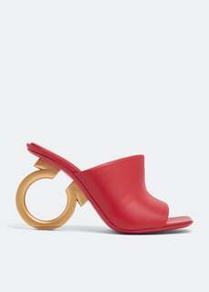 Мюли FERRAGAMO Elina mules, красный