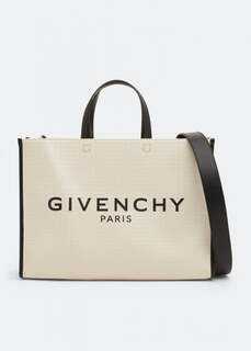 Сумка-тоут GIVENCHY Medium G tote shopping bag, белый