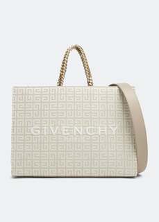 Сумка-тоут GIVENCHY Medium G tote shopping bag, бежевый