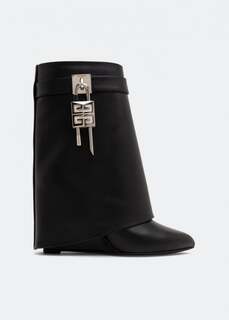 Ботинки GIVENCHY Shark Lock ankle boots, черный