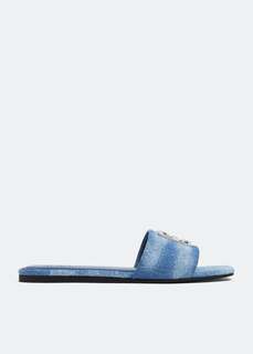 Сандалии GIVENCHY 4G flat sandals, синий