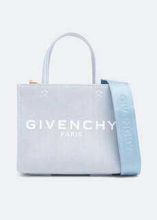 Сумка-тоут GIVENCHY Mini G shopping tote bag, синий
