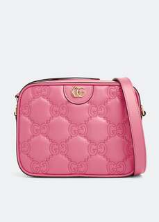 Сумка GUCCI GG Matelassé small shoulder bag, розовый