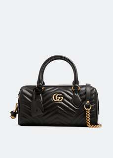 Сумка GUCCI GG Marmont small top handle bag, черный