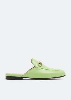 Слиперы GUCCI Princetown slippers, зеленый