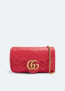 Сумка кросс-боди GUCCI GG Marmont super mini bag, красный