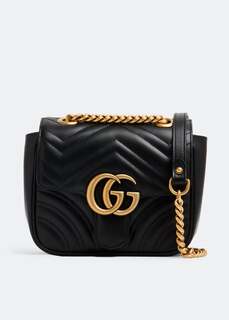 Сумка GUCCI GG Marmont mini shoulder bag, черный