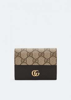 Кошелек GUCCI GG Marmont card case wallet, черный