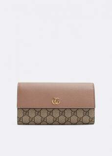 Кошелек GUCCI GG Marmont continental wallet, розовый