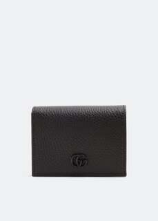 Кошелек GUCCI GG Marmont card case wallet, черный