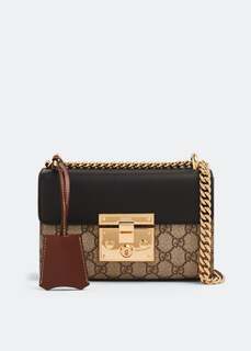 Сумка GUCCI Padlock small GG shoulder bag, принт