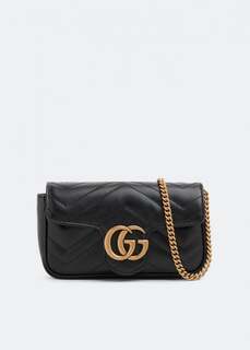 Сумка кросс-боди GUCCI GG Marmont super mini bag, черный