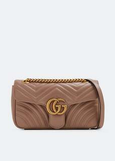 Сумка GUCCI GG Marmont small shoulder bag, розовый