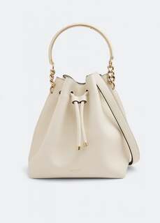 Сумка JIMMY CHOO Bon Bon bucket bag, белый