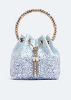 Сумка JIMMY CHOO Bon Bon bucket bag, розовый