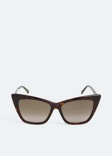 Солнечные очки JIMMY CHOO Lucine sunglasses, коричневый