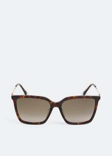 Солнечные очки JIMMY CHOO Totta sunglasses, коричневый