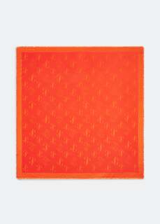 Шарф JIMMY CHOO Emani shawl, оранжевый