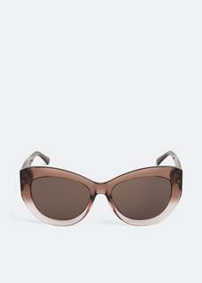 Солнечные очки JIMMY CHOO Xena sunglasses, коричневый