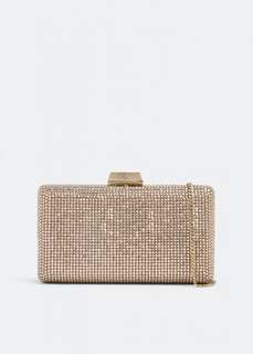 Клатч JIMMY CHOO Clemmie clutch, бежевый